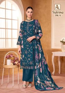 Alok suit sakina 8 best wholesale dress materials in hyderabad